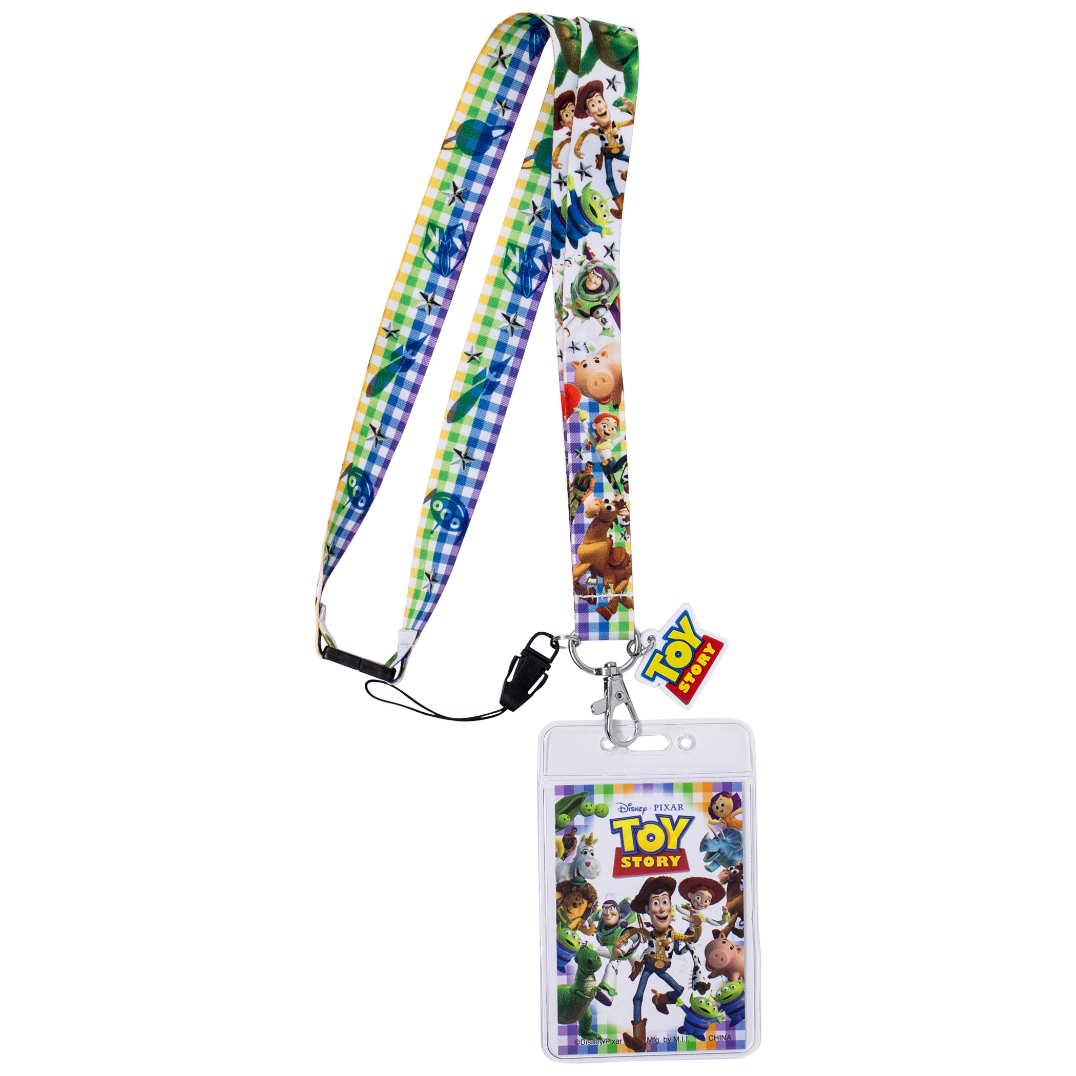Toy Story Characters Lanyard with Card Holder and Charm