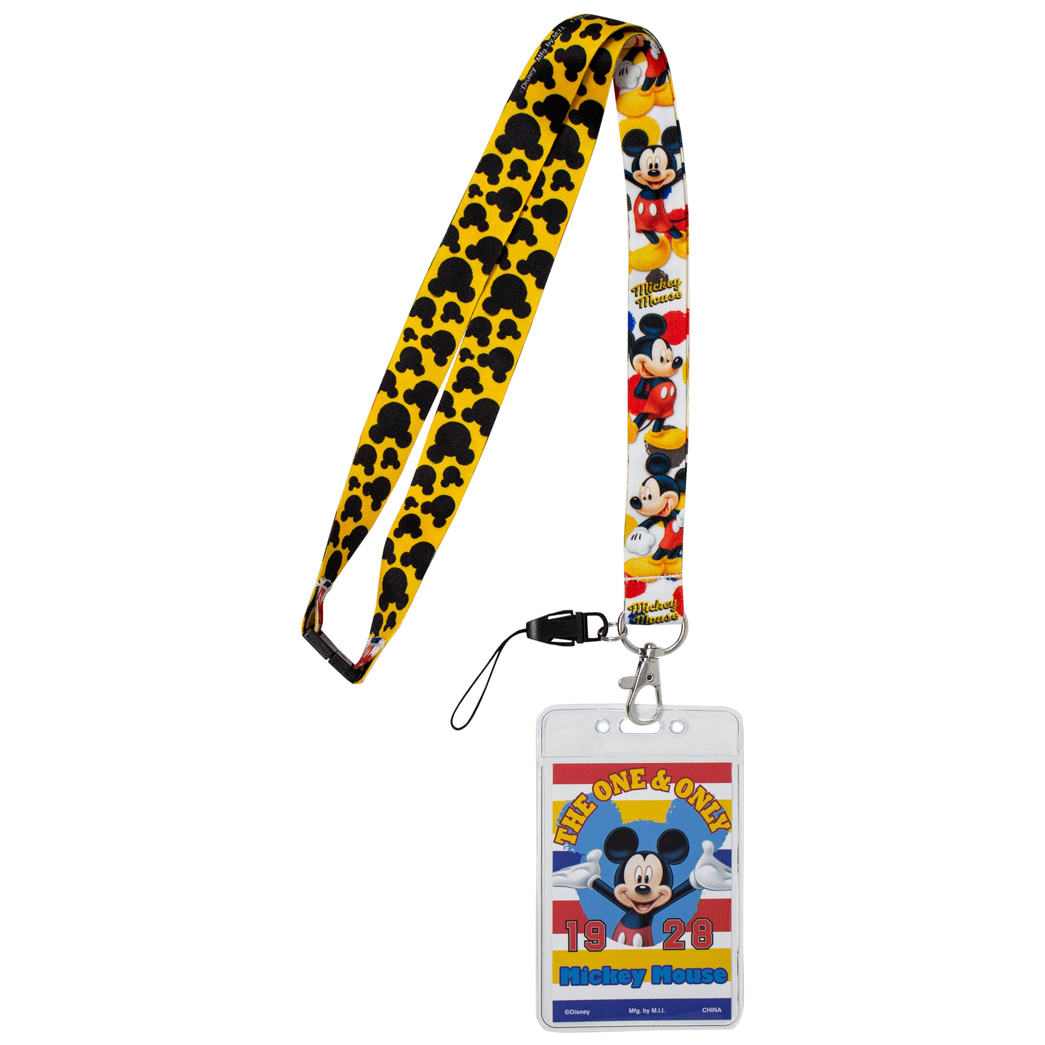 Disney Mickey Mouse Lanyard with Card Holder
