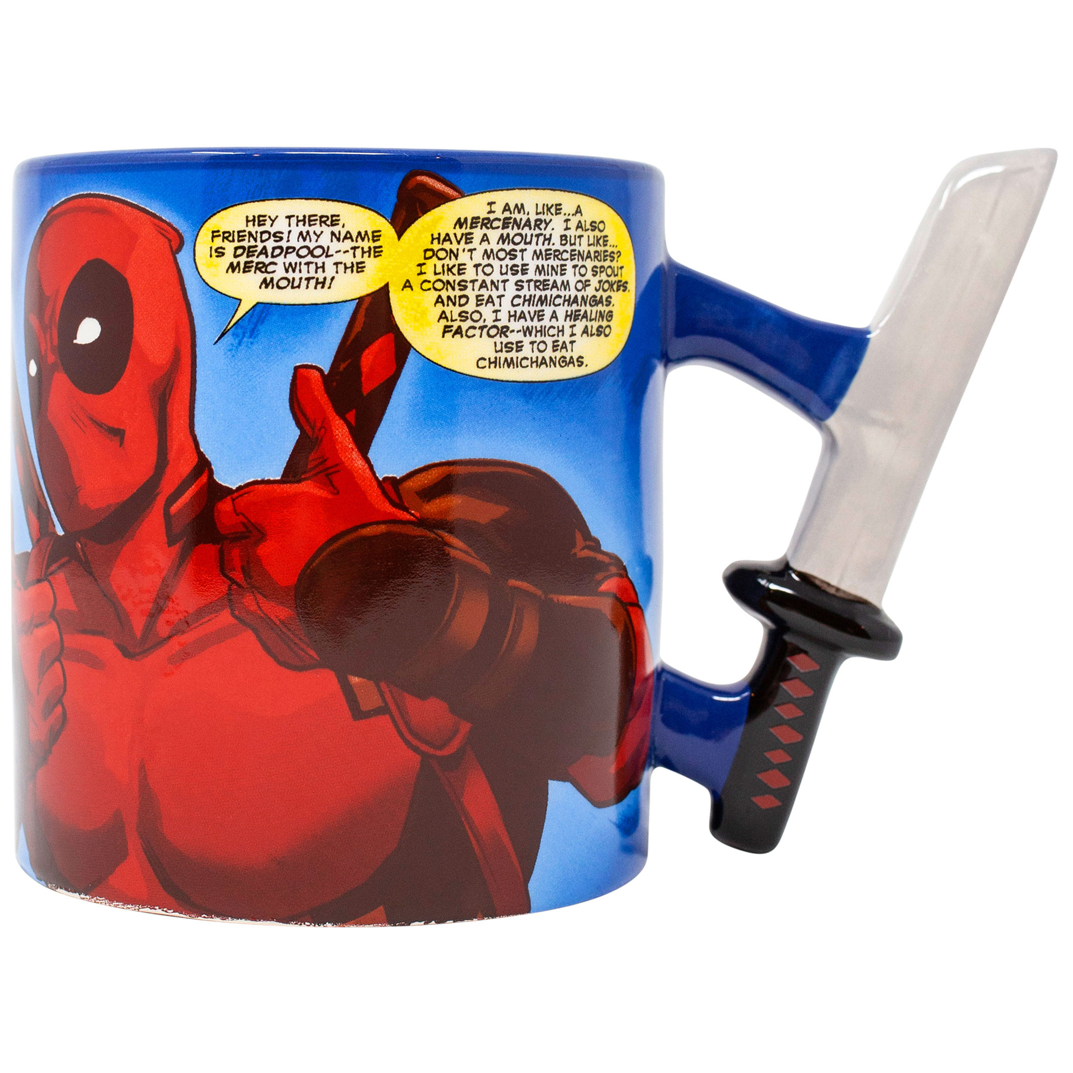 Deadpool Katana Handle 20 Ounce Mug
