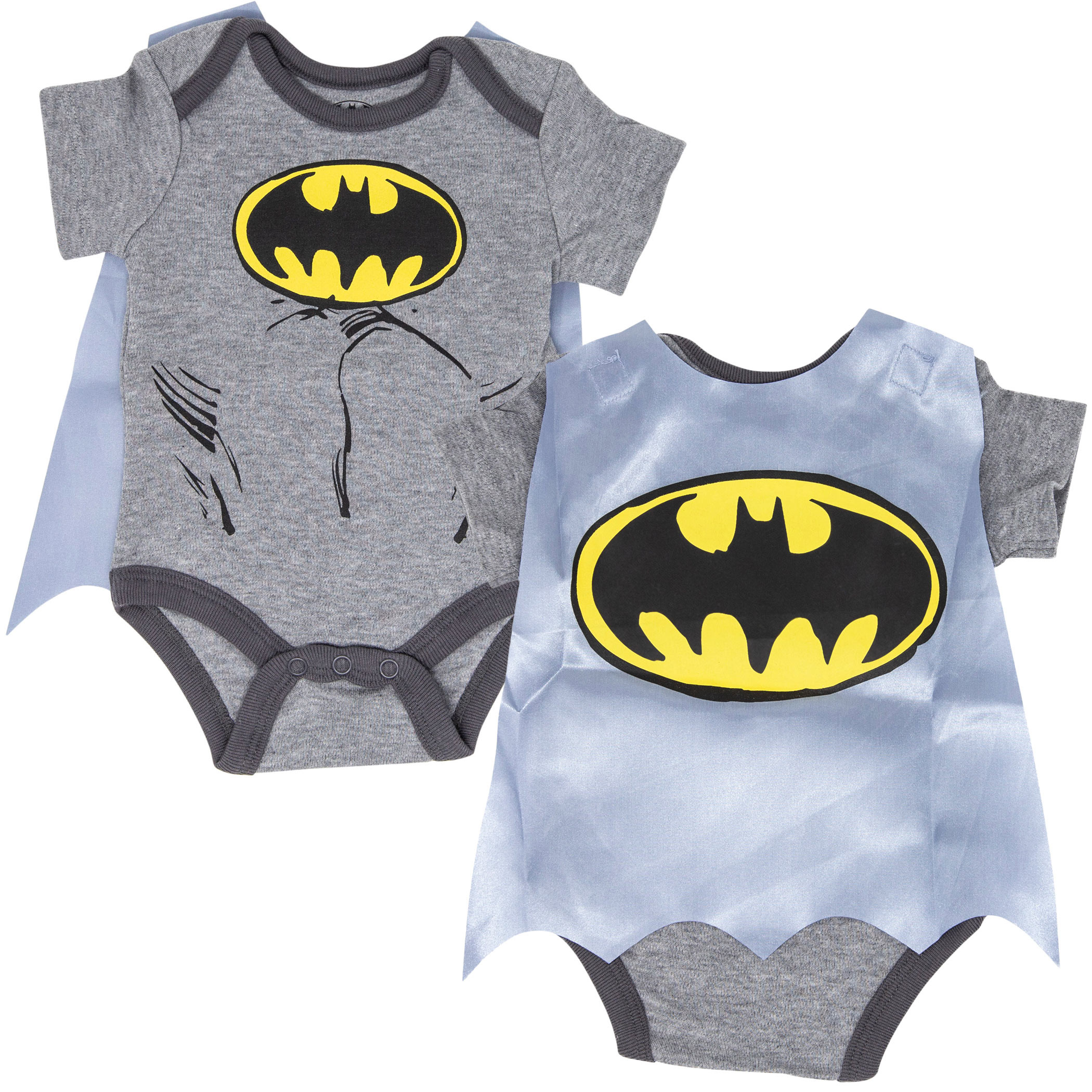 DC Comics baby-boys Batman Bodysuit With Detachable Cape 