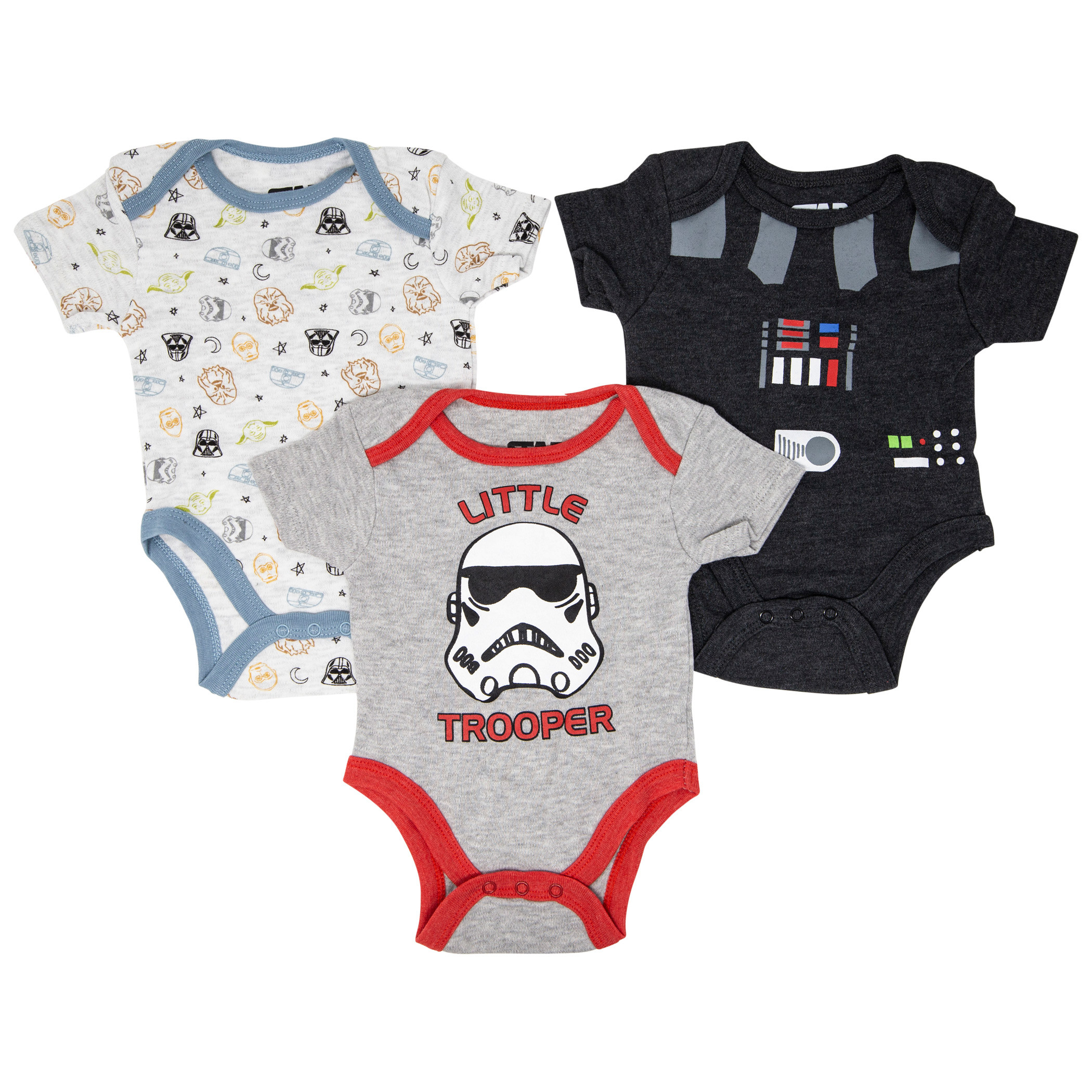 Star Wars 3-Pack Infant Bodysuit Set