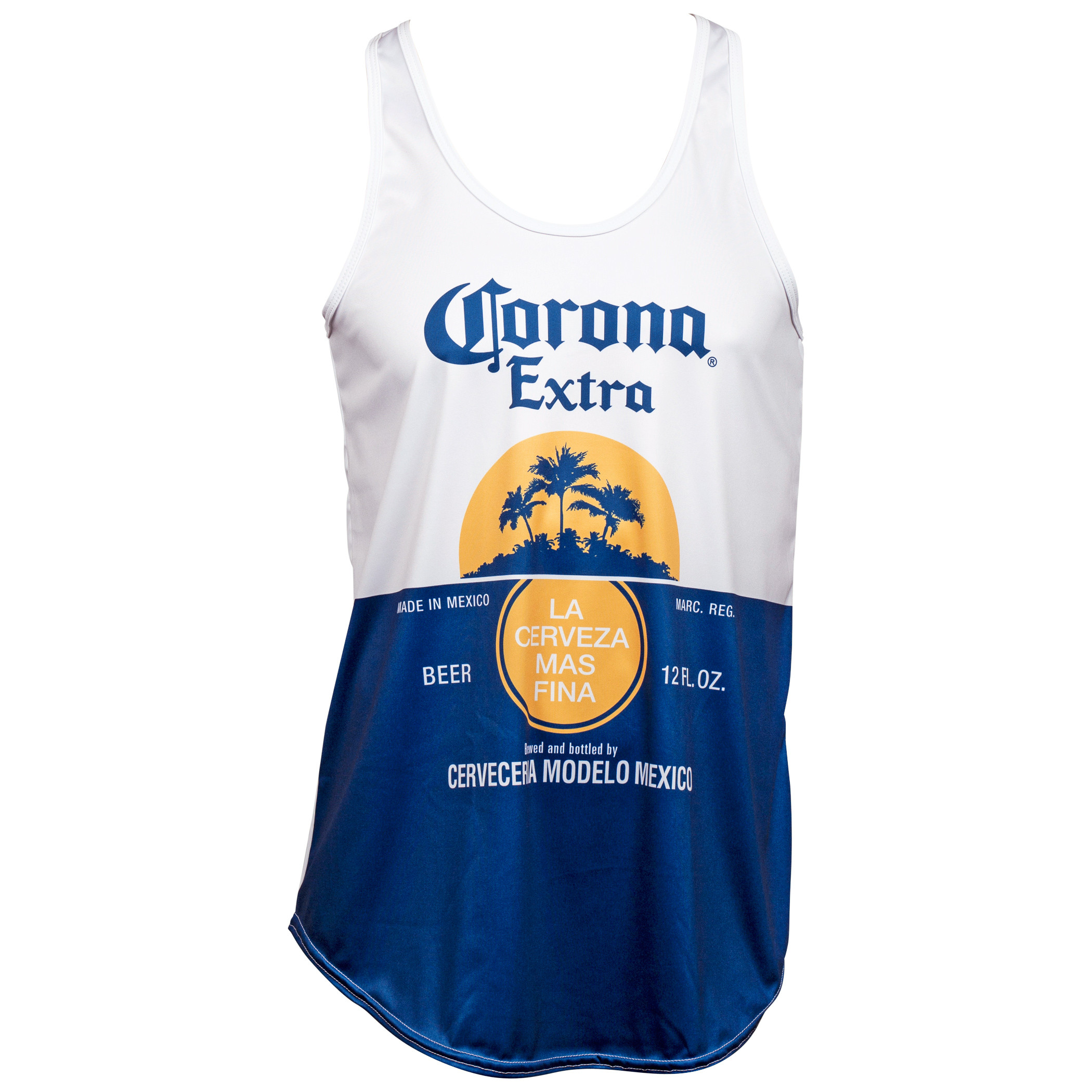 Corona Extra Bottle Label Women's Racerback Tank Top
