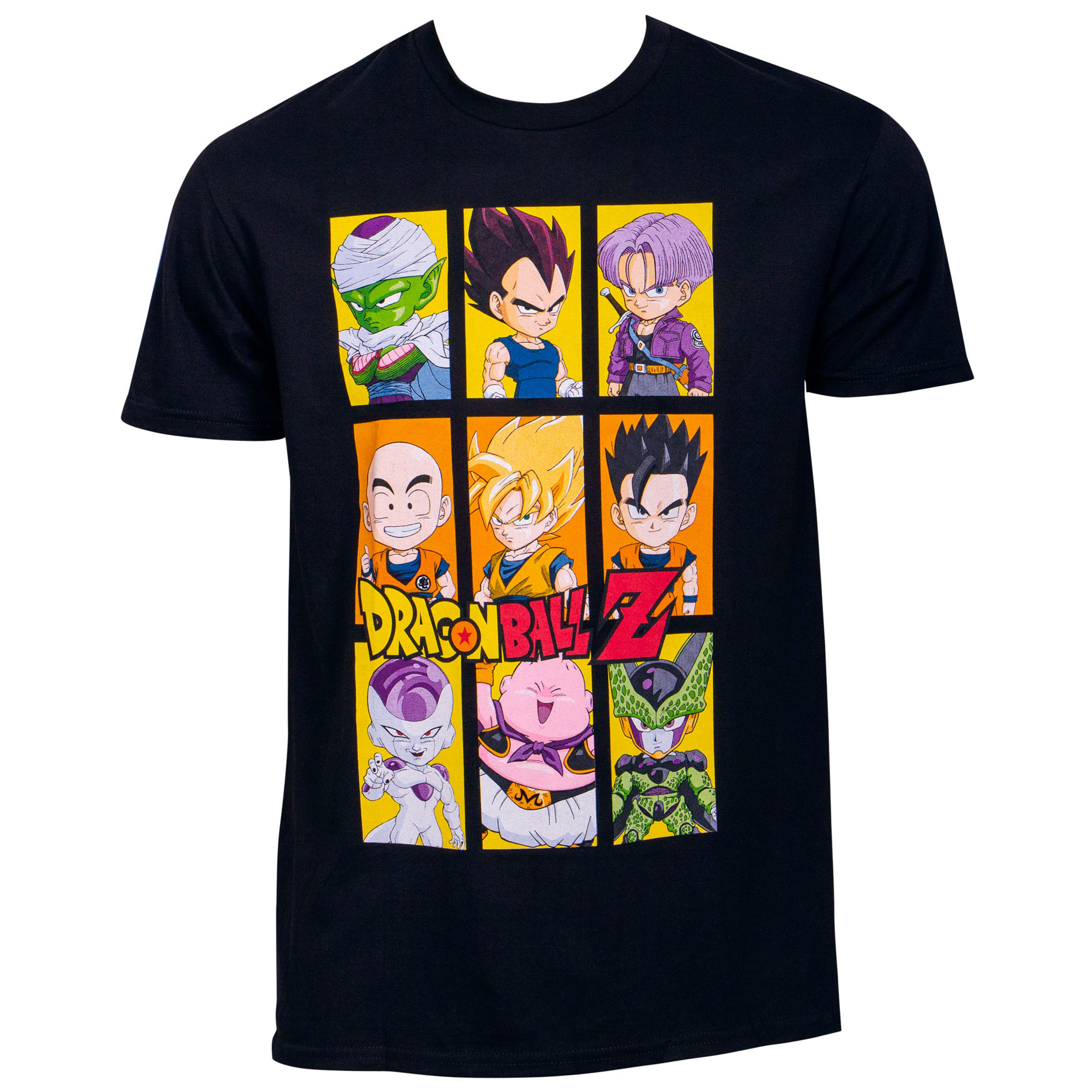Dragon Ball Z Character Panels T-Shirt