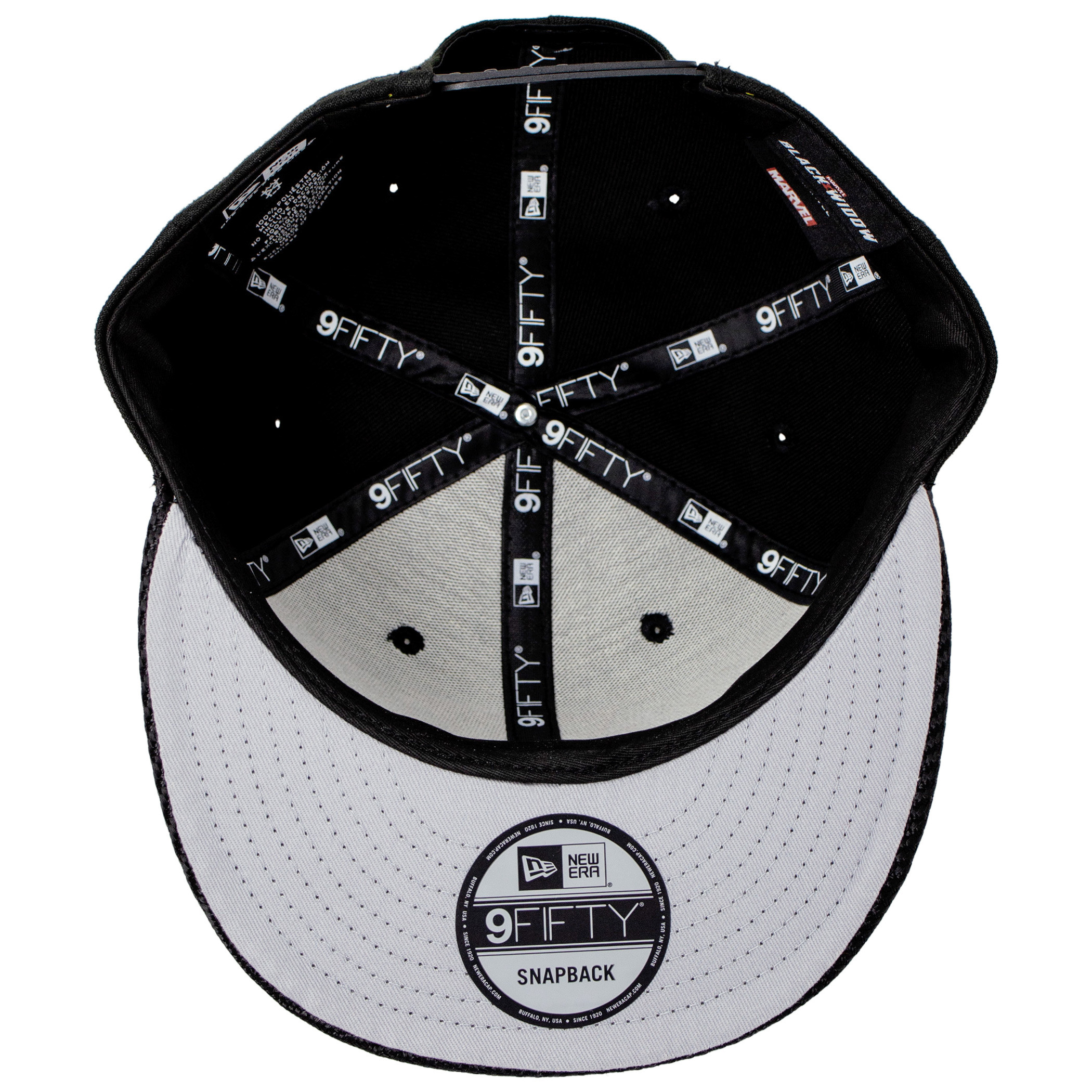 Black Widow Movie Carbon Symbol 9Fifty Adjustable New Era Hat