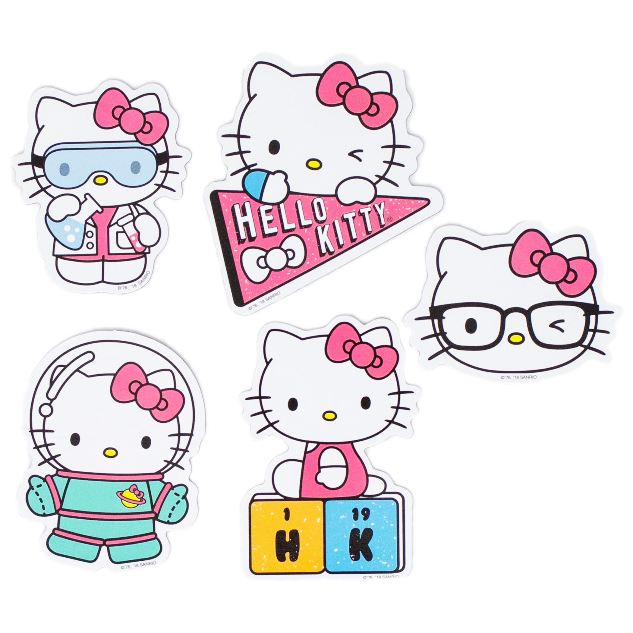 Hello Kitty Nerdy Magnet Set