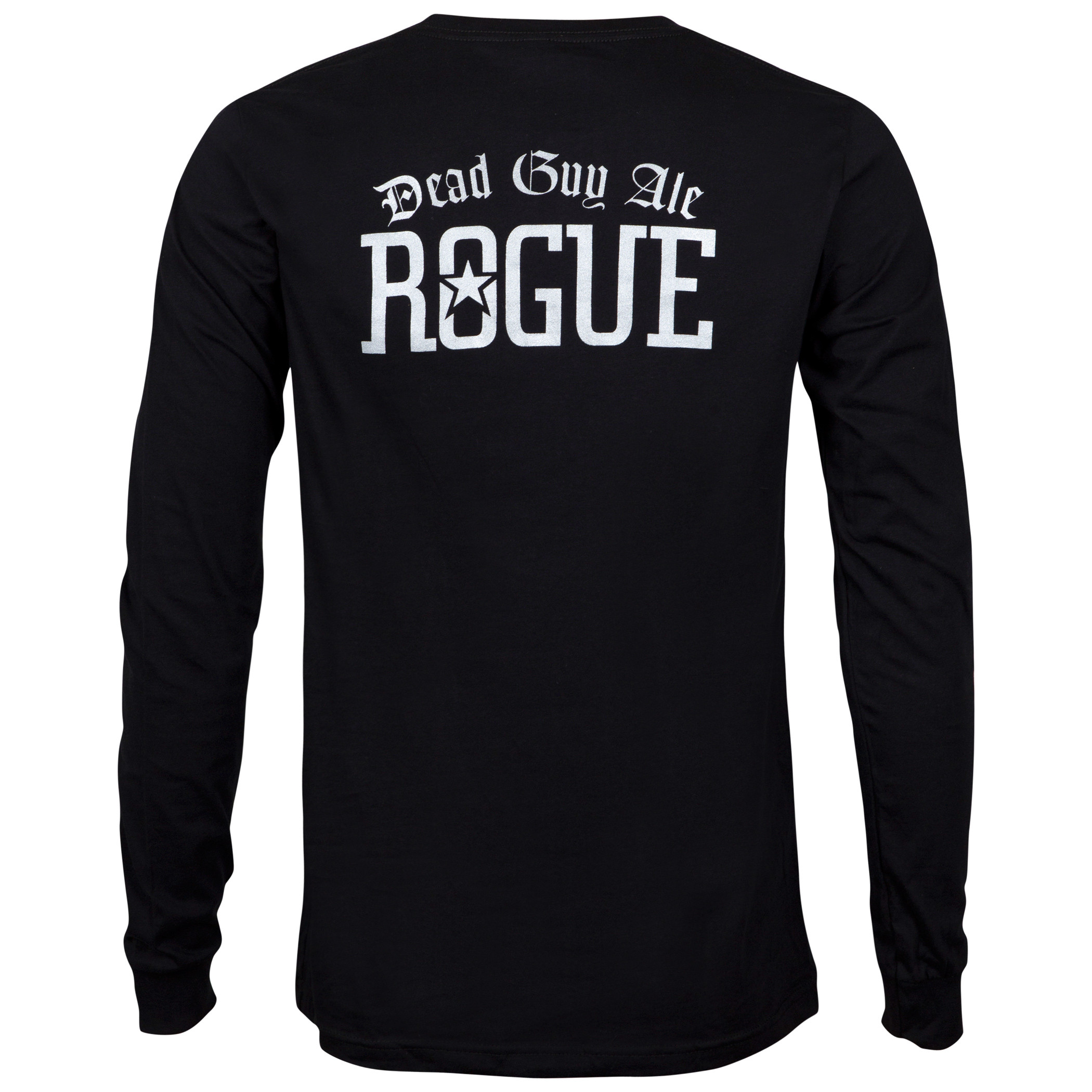 Rogue Ale Dead Guy Ale Black Long Sleeve Tee Shirt