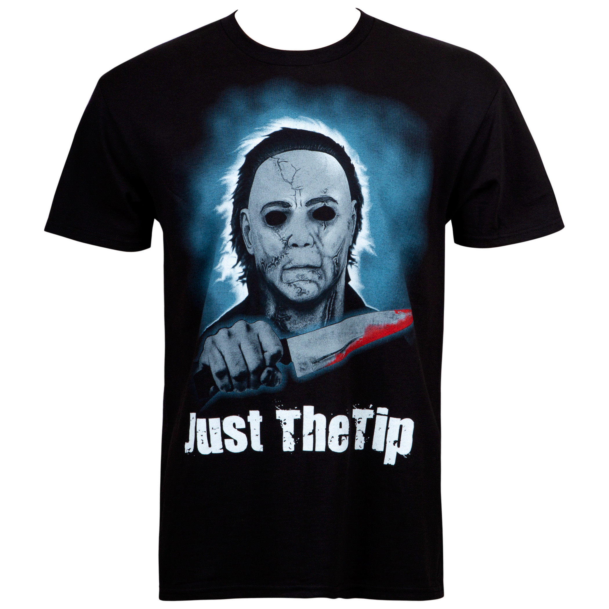 Halloween Just The Tip Men’s Black T-Shirt