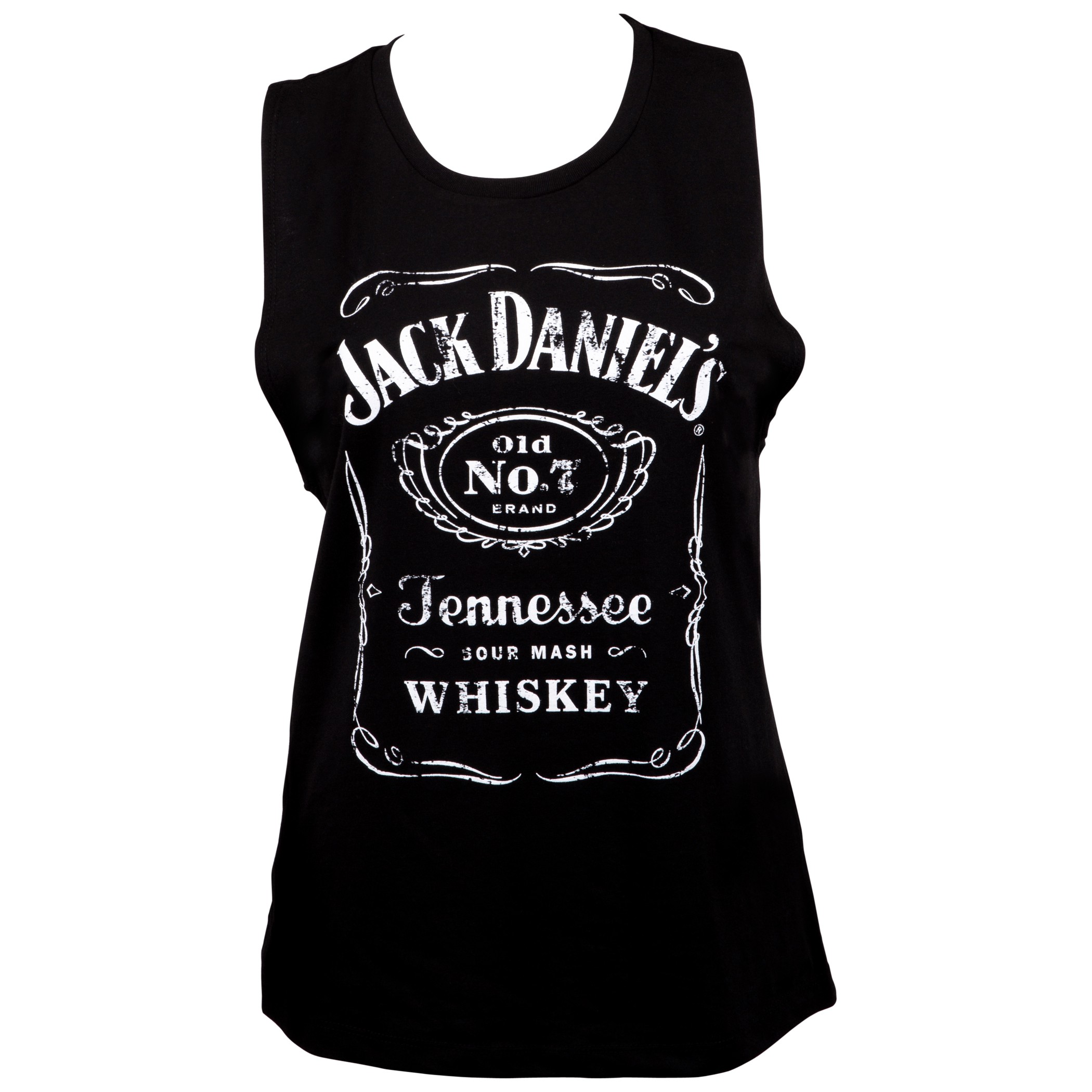 Jack Daniels Classic Logo Women's Muscle Tank Top