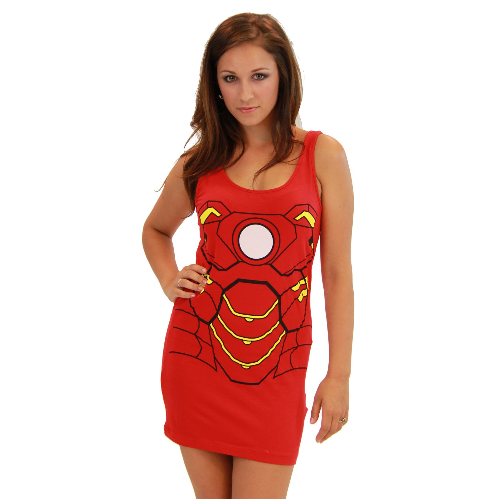 Women's Iron Man Cotton/Spandex Tank Dress