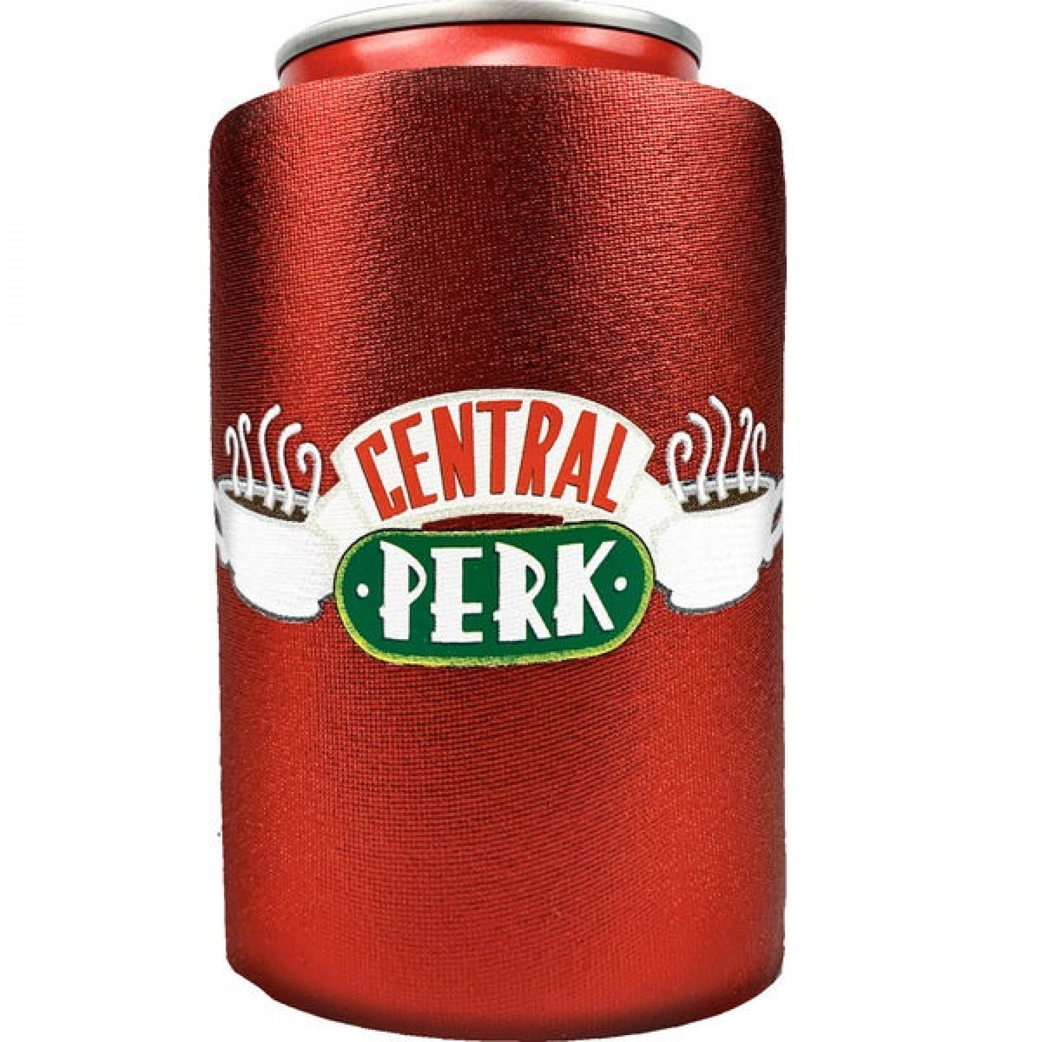 Friends Central Perk Logo Red Can Cooler