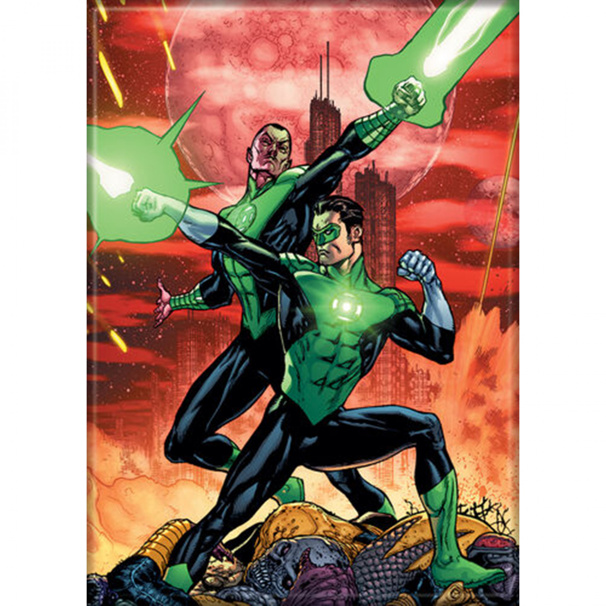 DC Comics The Two Lanterns John Stewart & Hal Jordan Magnet