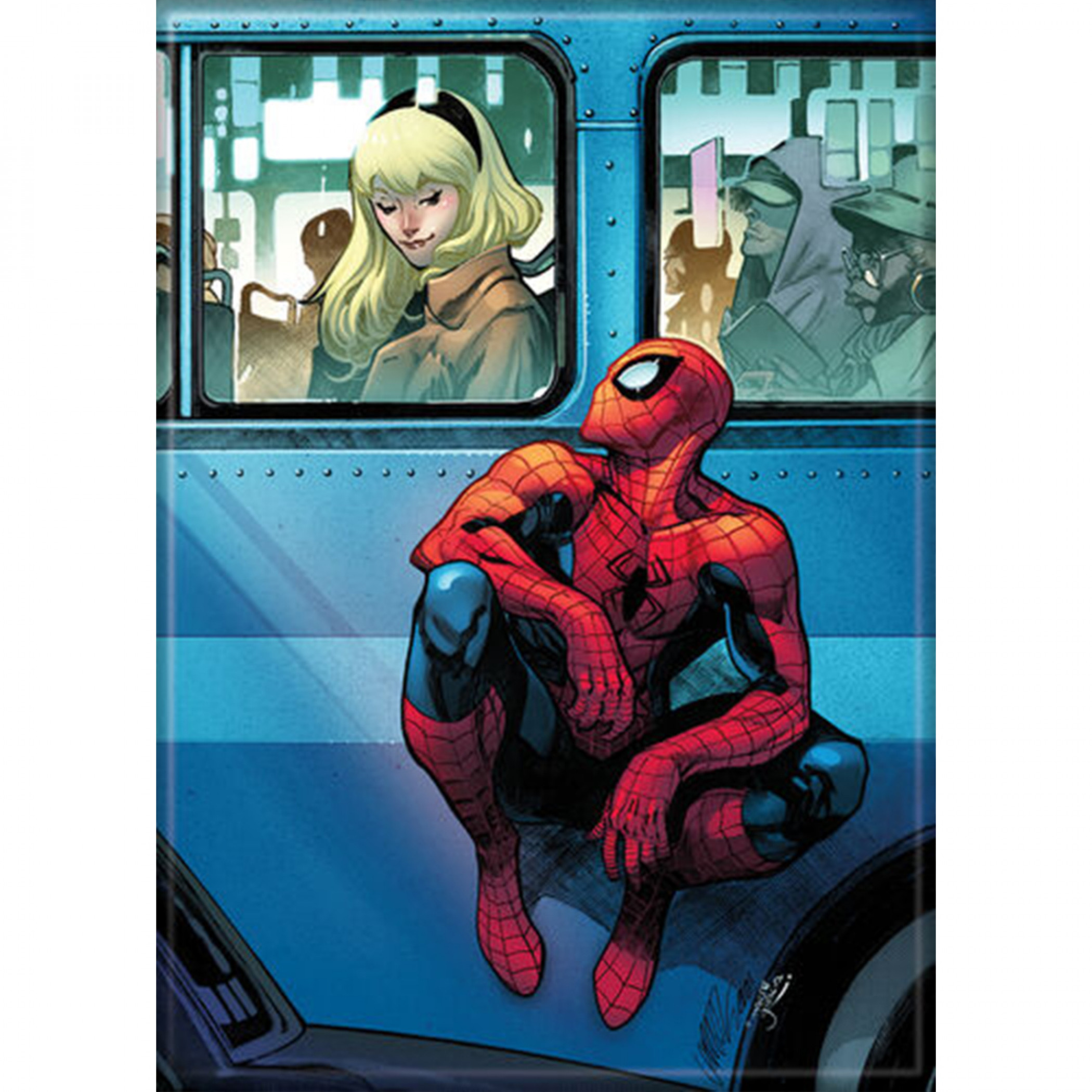 Marvel Comics Spider-Man and Gwen Magnet