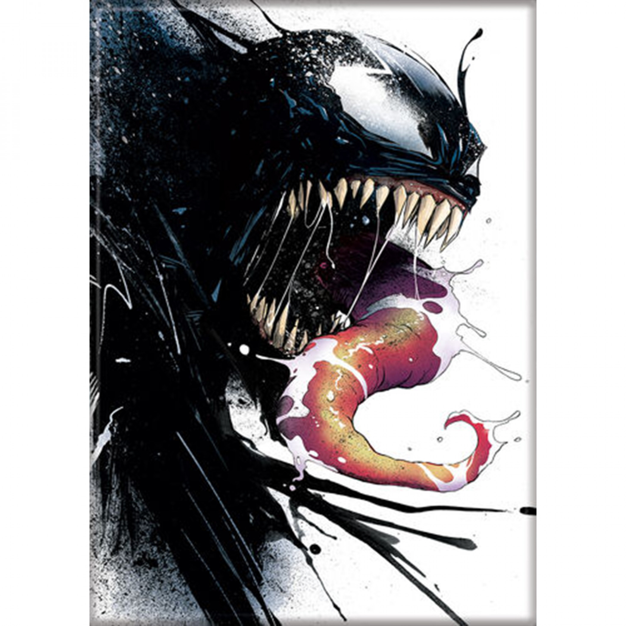 Marvel Comics Venom Character Portrait Symbiote Ink Blot Magnet