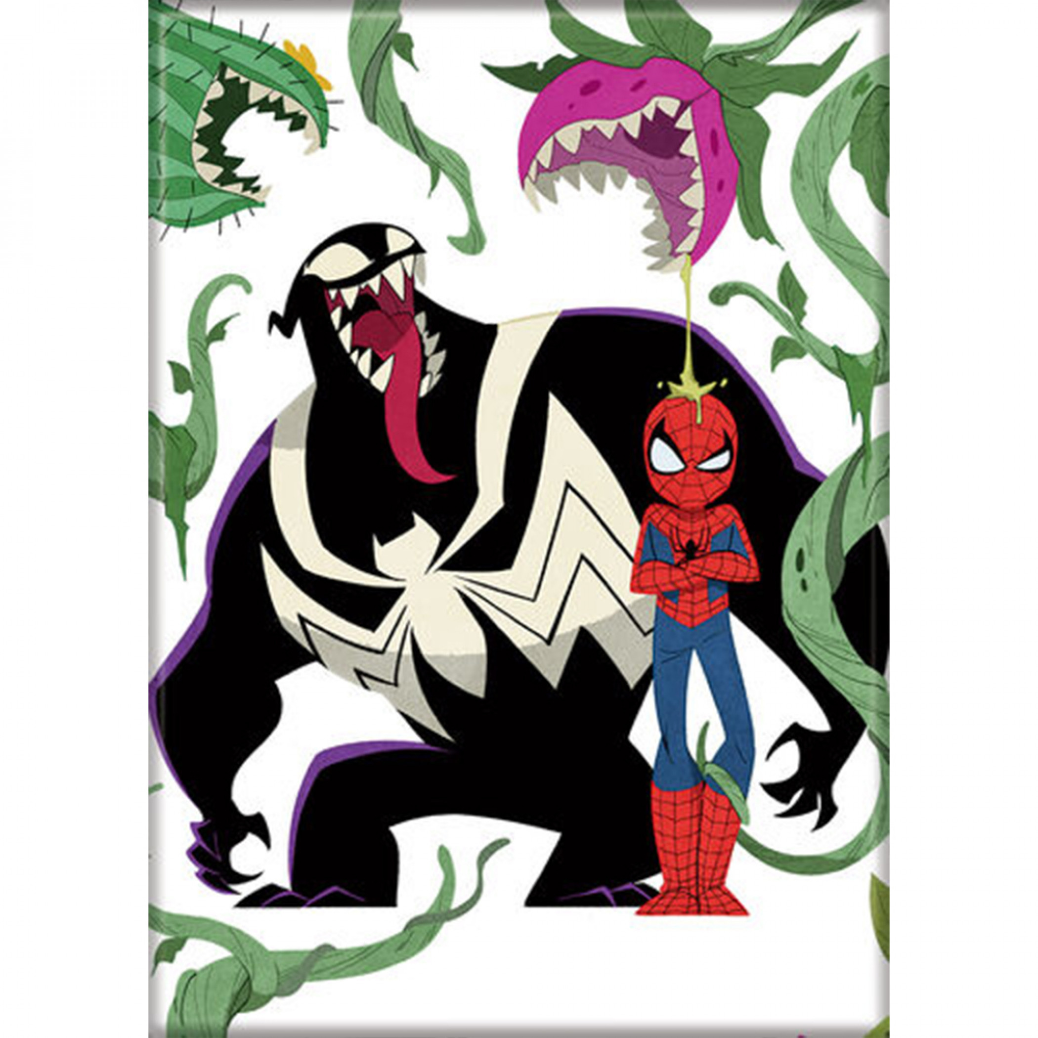 Marvel Comics Spider-Man & Venom Kawaii Double Trouble Magnet