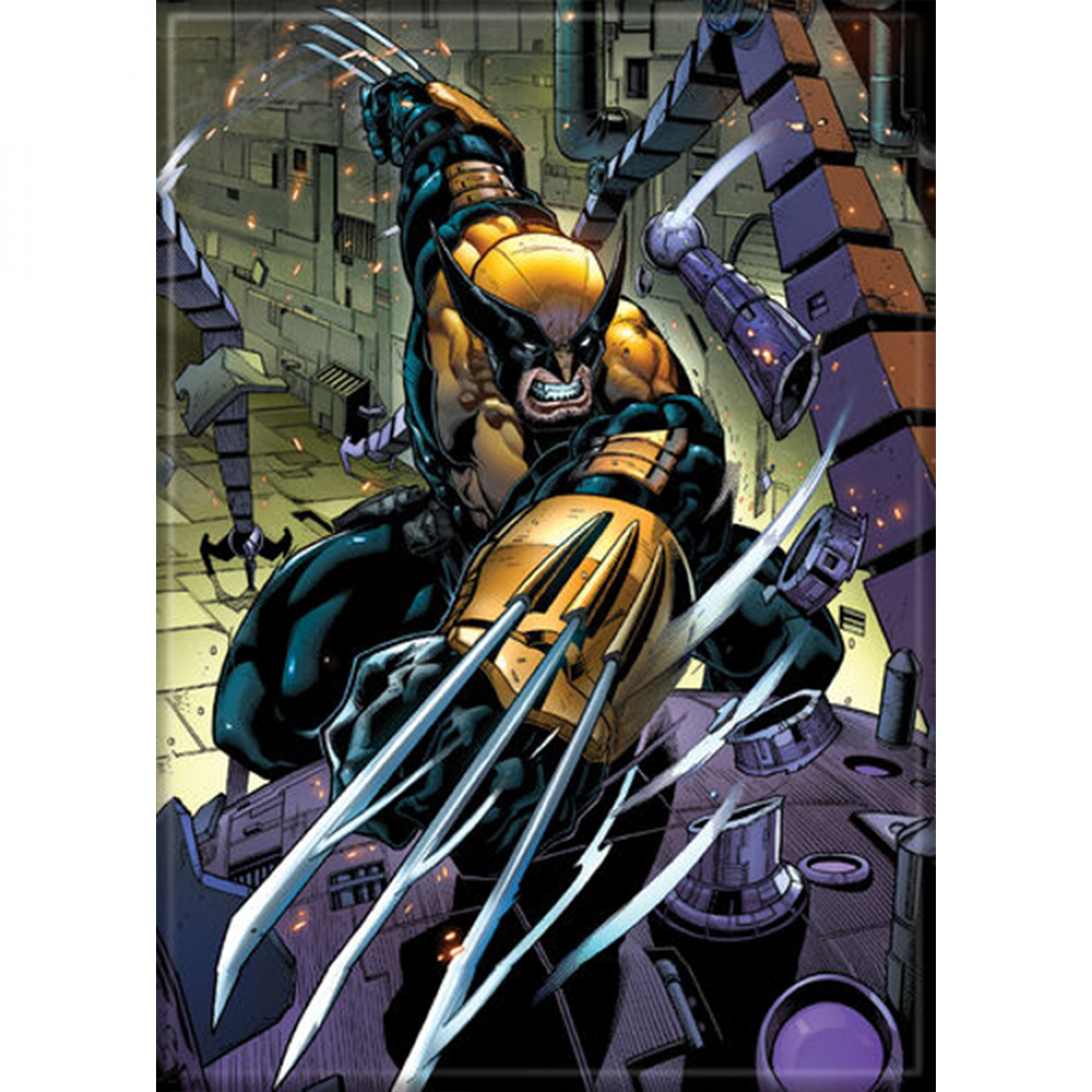 Marvel Comics X-Men Wolverine Character Slice Magnet
