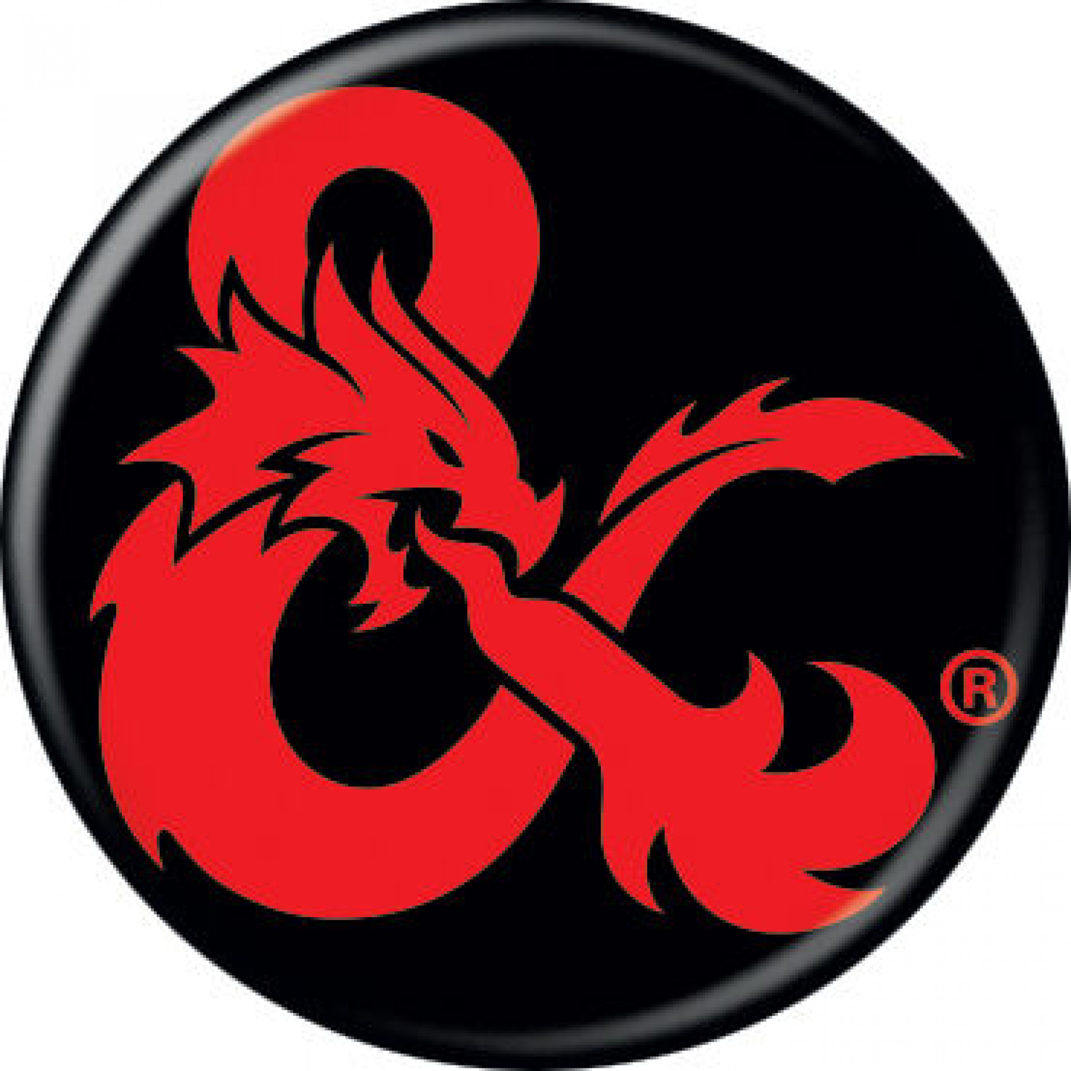 Dungeons & Dragons Ampersand Logo Button