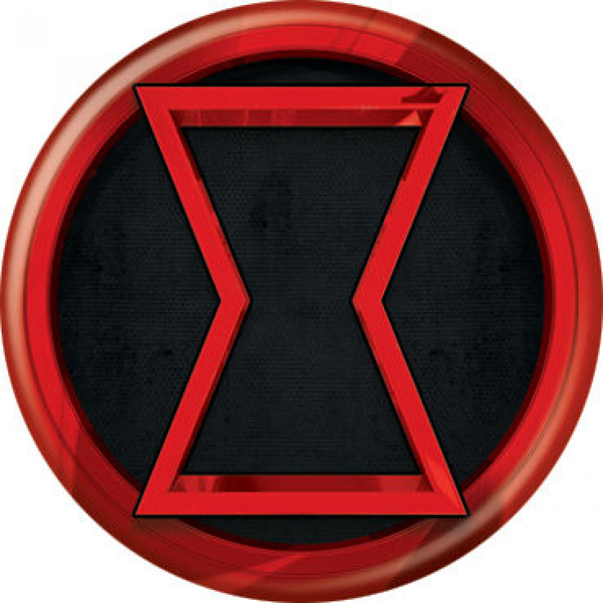 Black Widow Movie Symbol Button