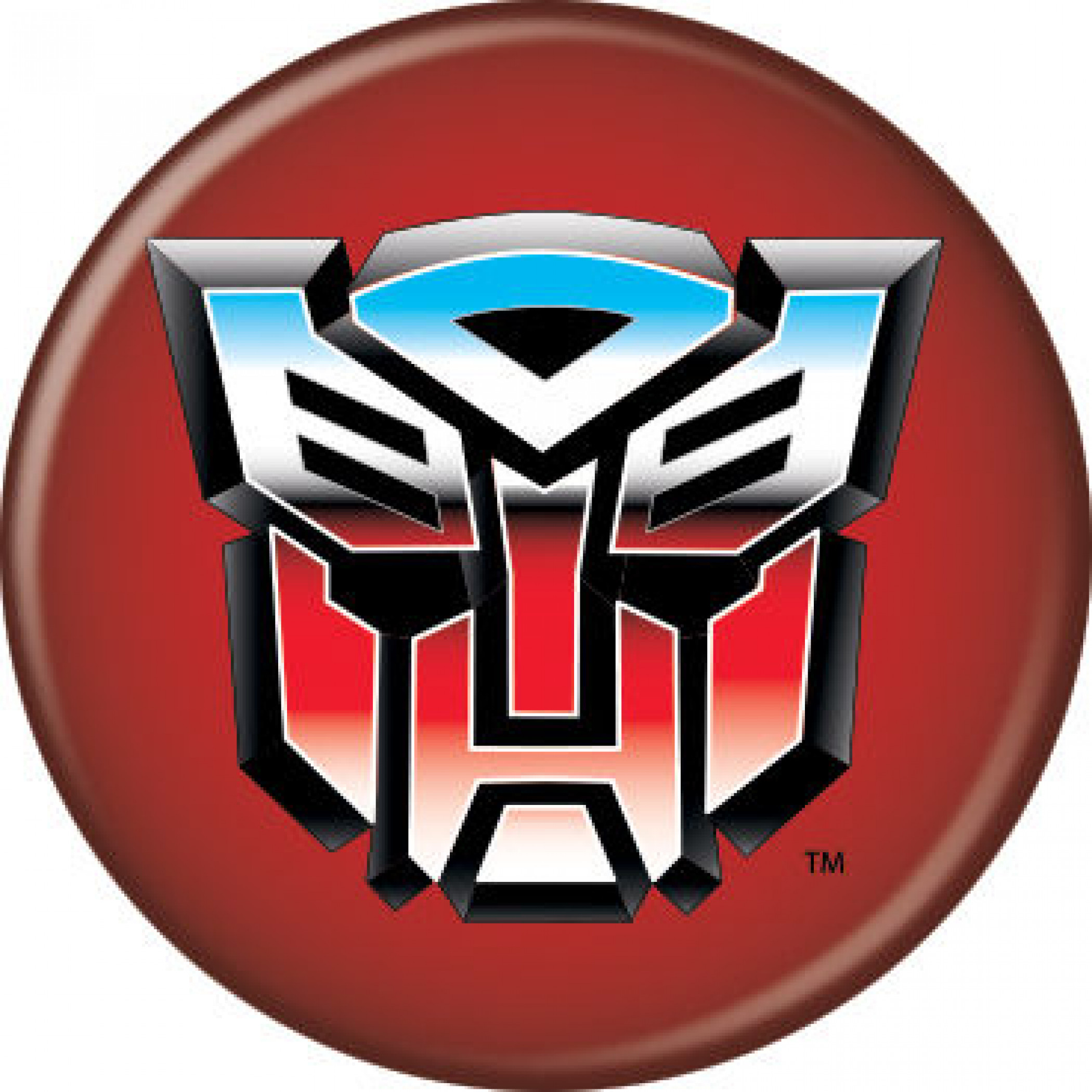 The Transformers Autobots Logo Button