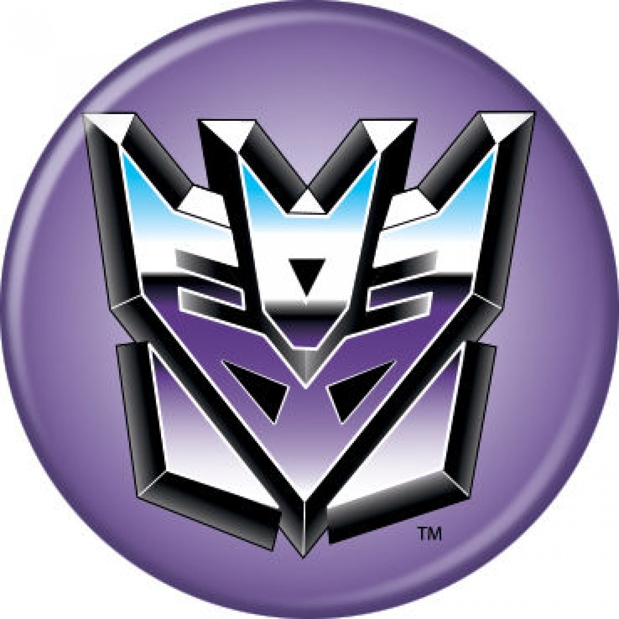 The Transformers Decepticons Logo Button