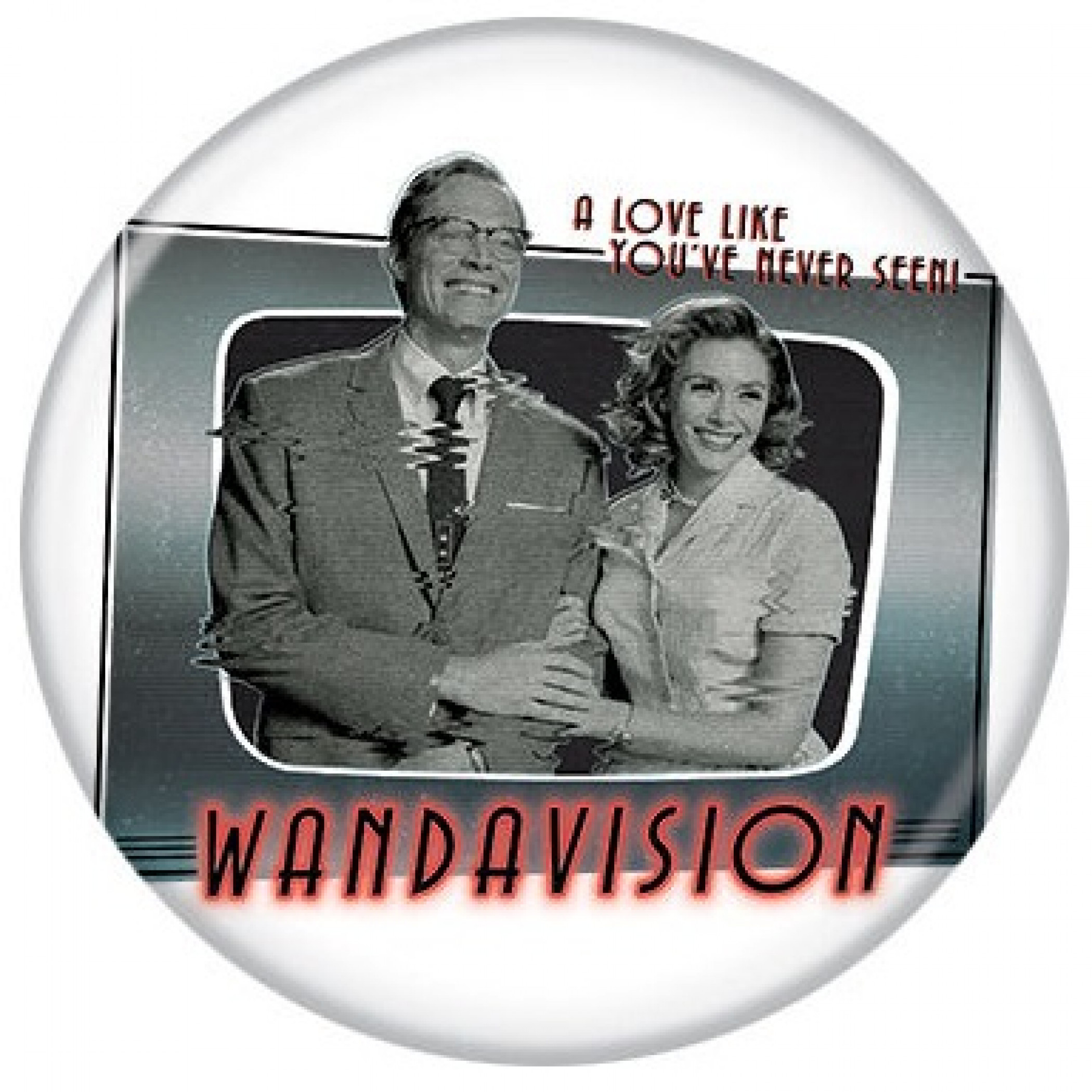 WandaVision A Love Like You've Never Seen! Button