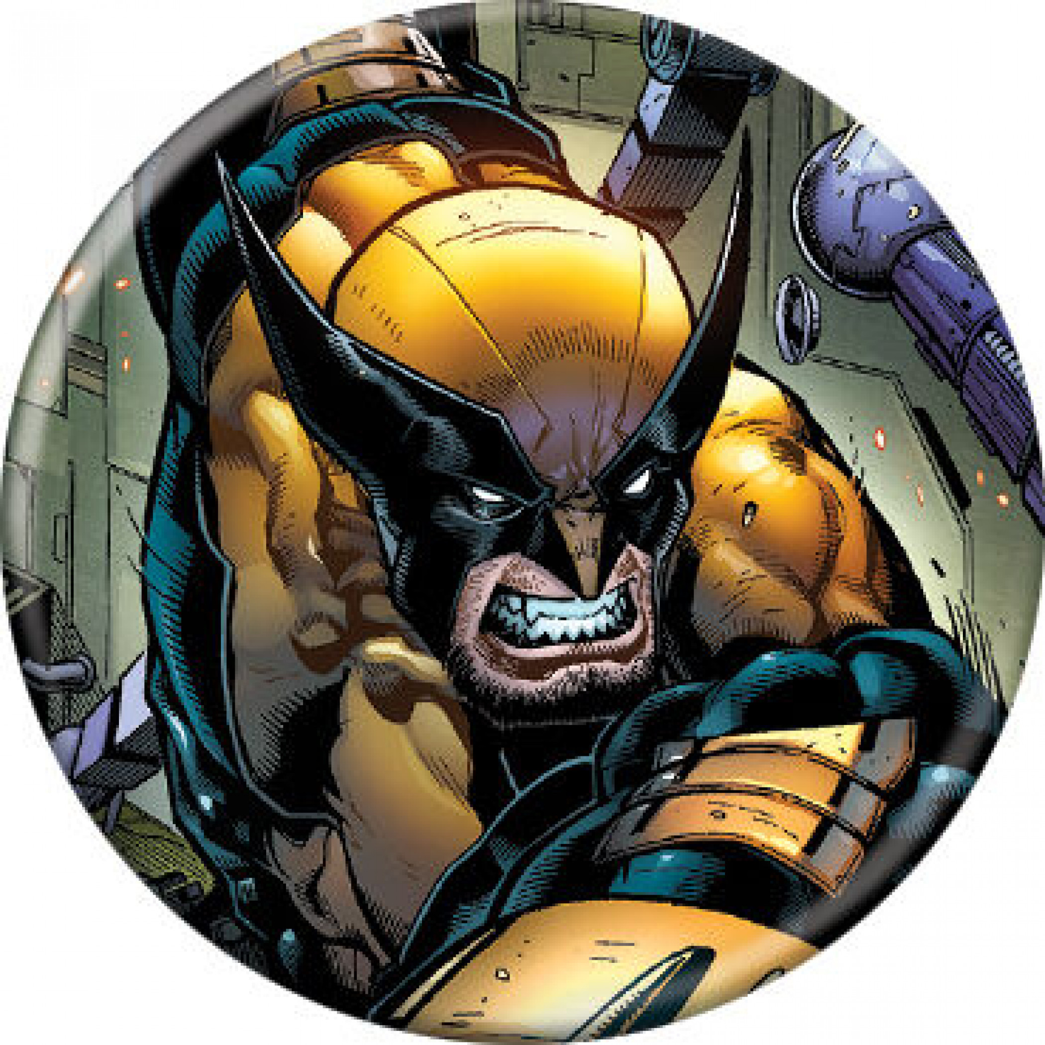 Marvel Comics X-Men Wolverine Character Portrait Button