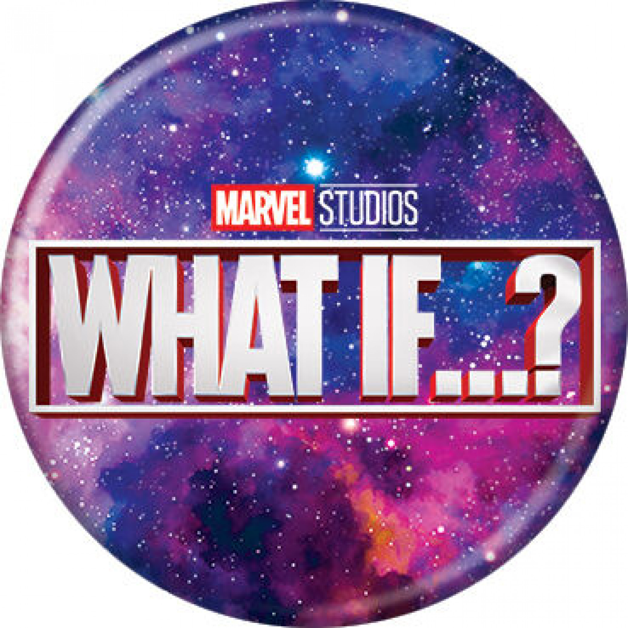 Marvel Studios What If...? Series Galaxy Logo Button