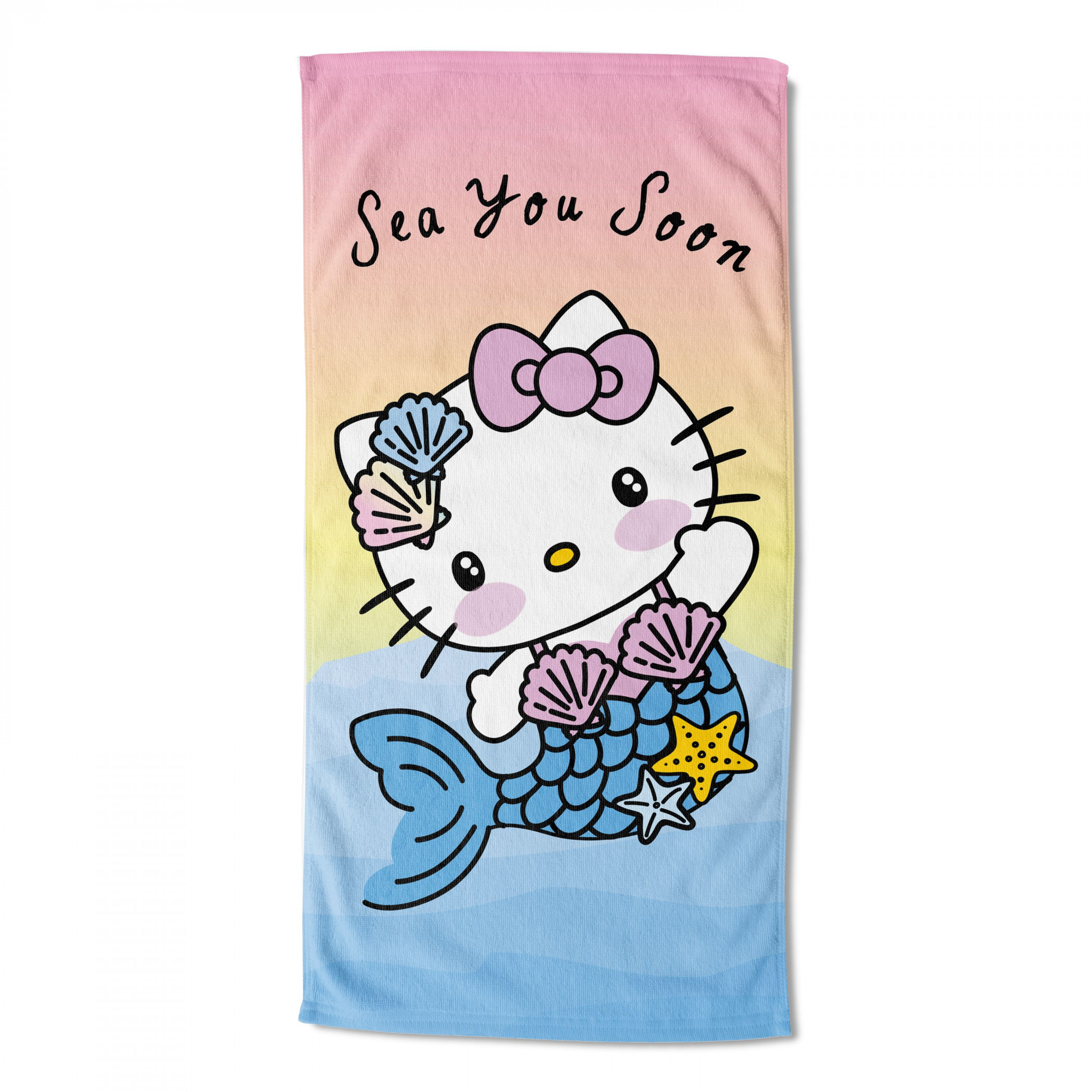 Hello Kitty Sea You Soon Mermaid Kitty 30"x60" Beach Towel