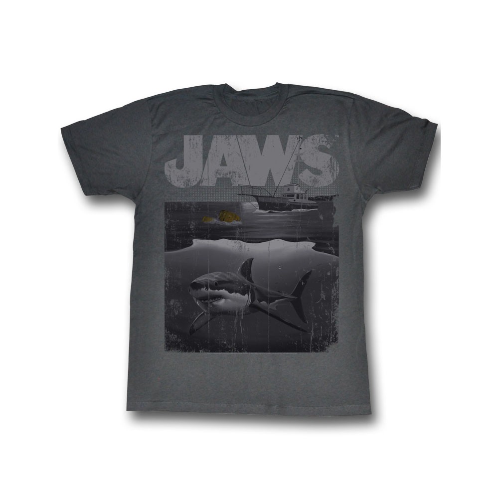 Jaws Shark Boat T-Shirt