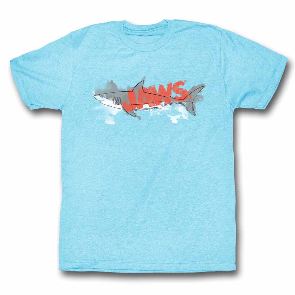 Jaws Watermark Blue T-Shirt