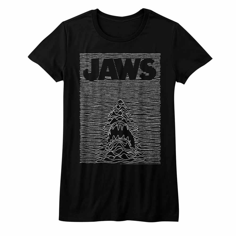 Jaws Jawdivision Black Juniors T-Shirt