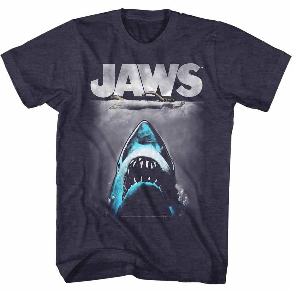 Jaws Lichtenstien2 Blue T-Shirt
