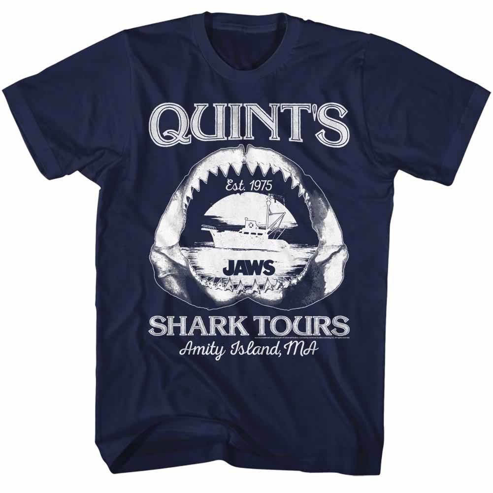 Jaws Shark Tours Blue T-Shirt