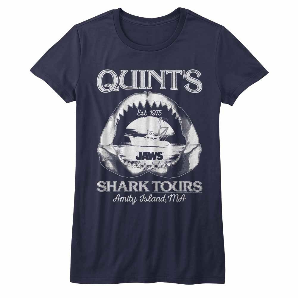 Jaws Shark Tours Blue TShirt
