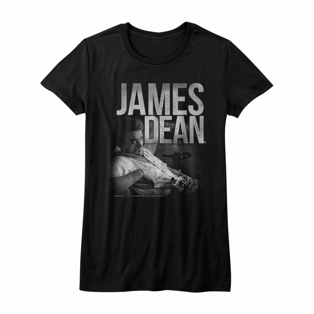 James Dean Bfd Womens Black T-Shirt