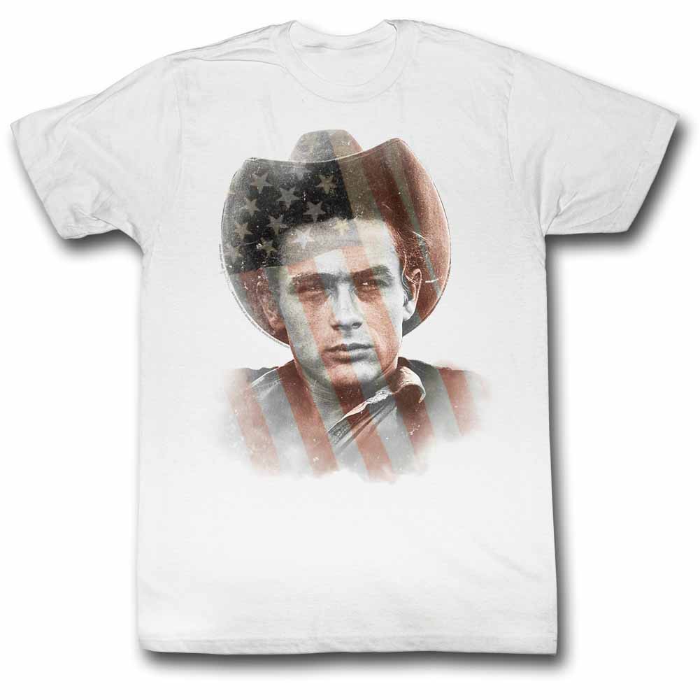 James Dean Murican Mens White T-Shirt