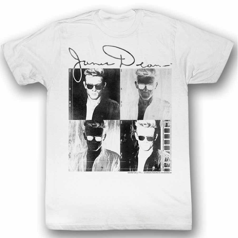 James Dean 4Play Mens White T-Shirt