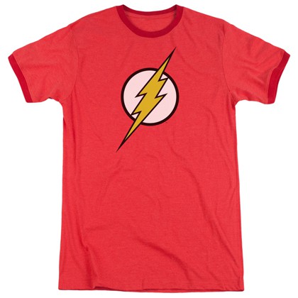 The Flash Classic Logo Ringer Tshirt
