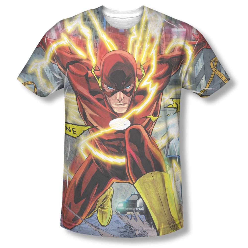 The Flash Police Line Sublimation T-Shirt
