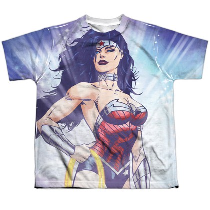 Wonder Woman Warrior Goddess Youth Tshirt