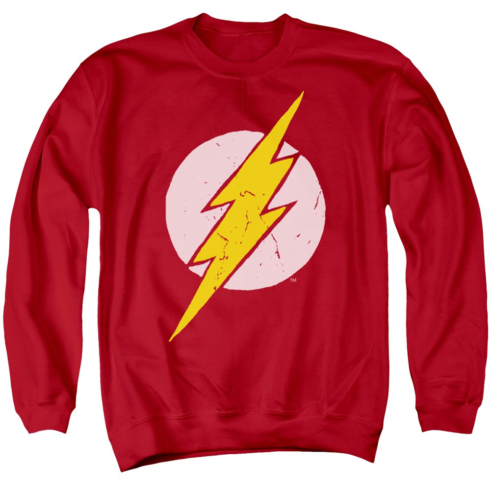 The Flash Distressed Logo Crewneck Sweatshirt