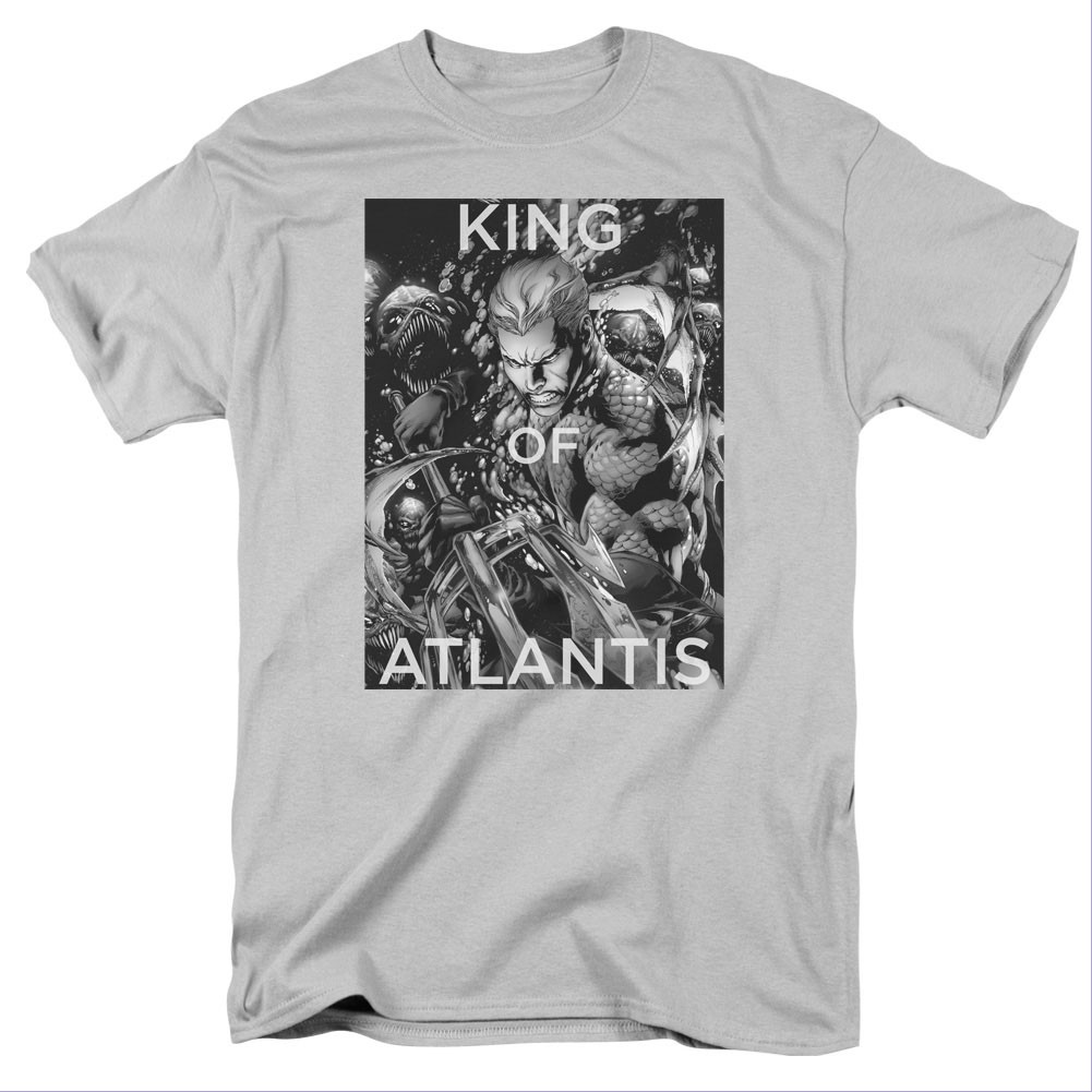 Aquaman King Of Atlantis Gray T-Shirt