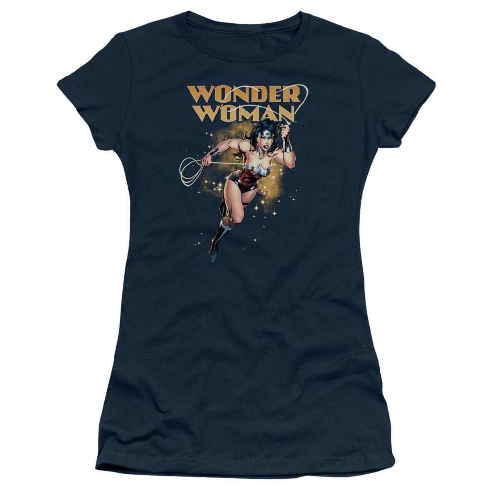 Wonder Woman Star Lasso Women's Blue Tshirt