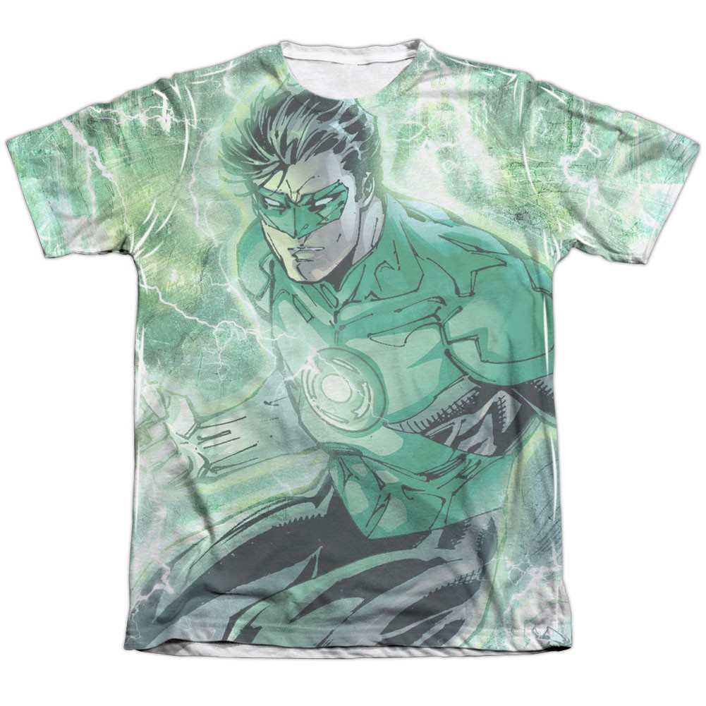 Green Lantern Lightning Sublimation T-Shirt