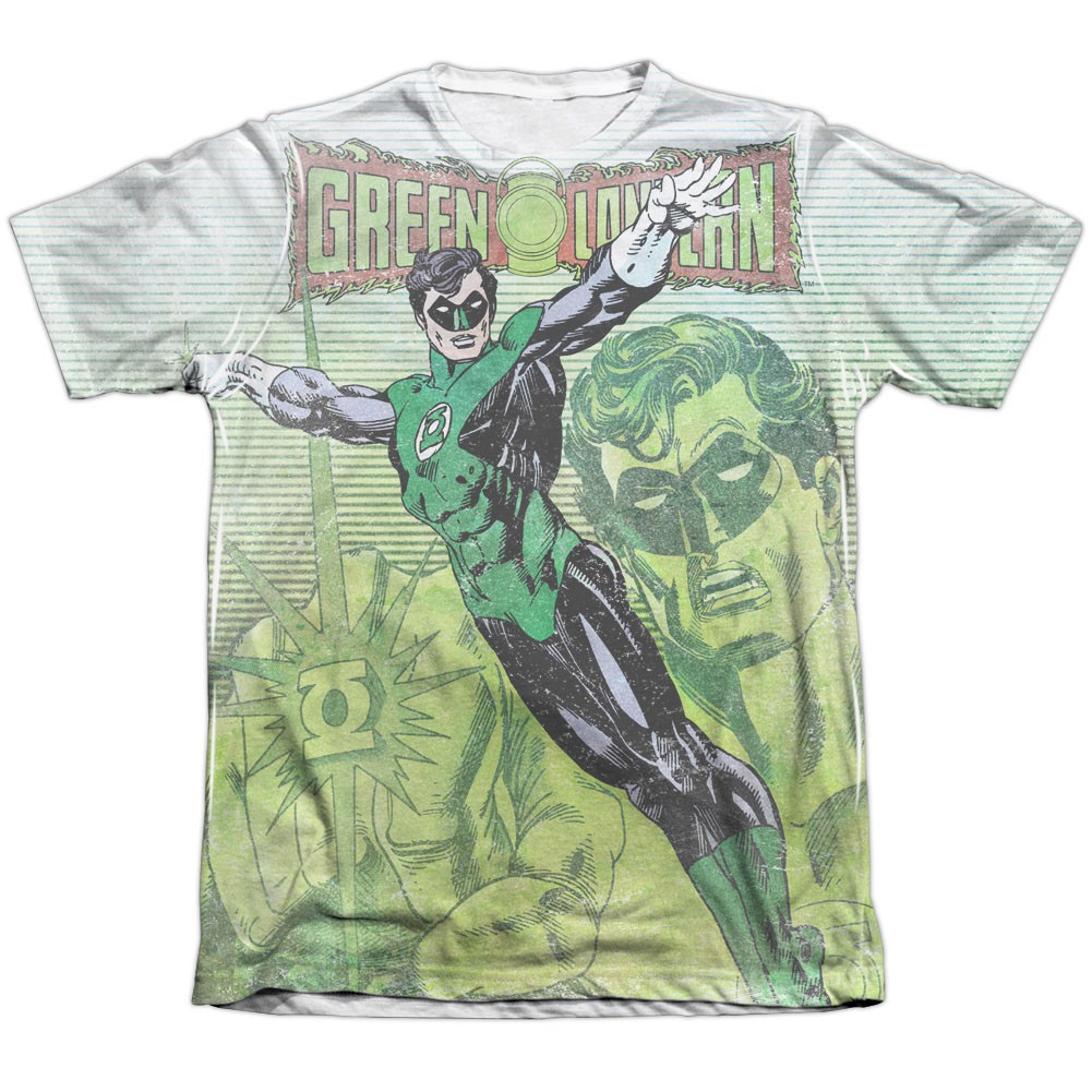Green Lantern Vintage Leap Sublimation T-Shirt