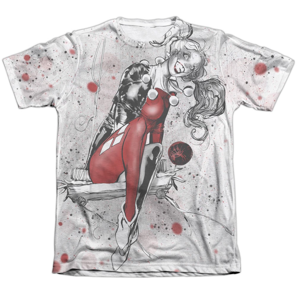 Harley Quinn Sketch Sublimation T-Shirt