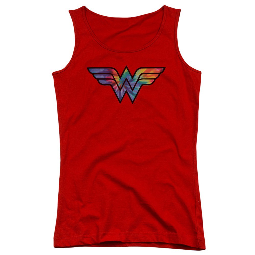 Wonder Woman Tie Dye Logo Women's Tank Top