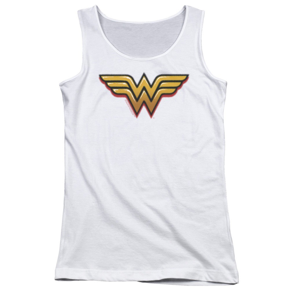Wonder Woman Airbrushed Logo Women's Tank Top