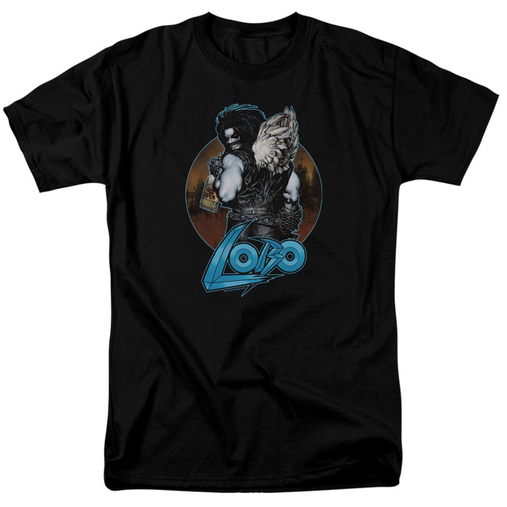 Lobo Gut Rot Men's Black T-Shirt