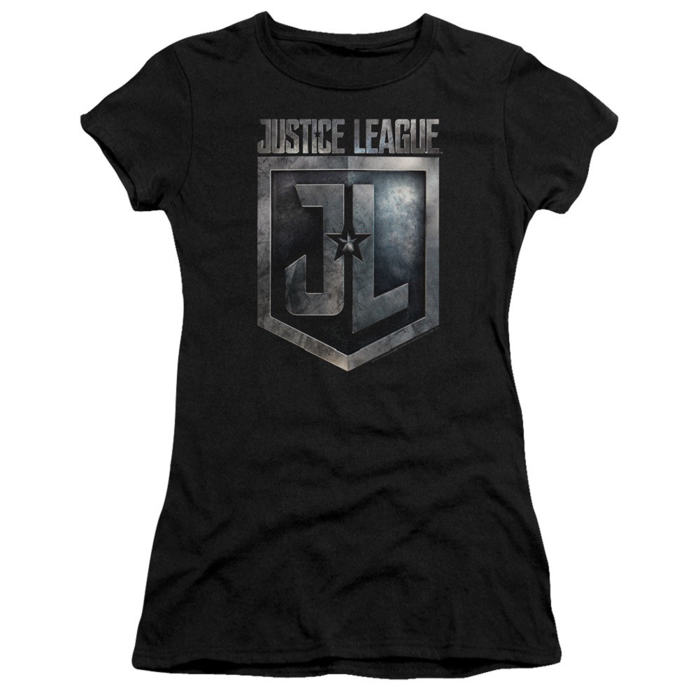 Justice League Logo Women's Black T-Shirt