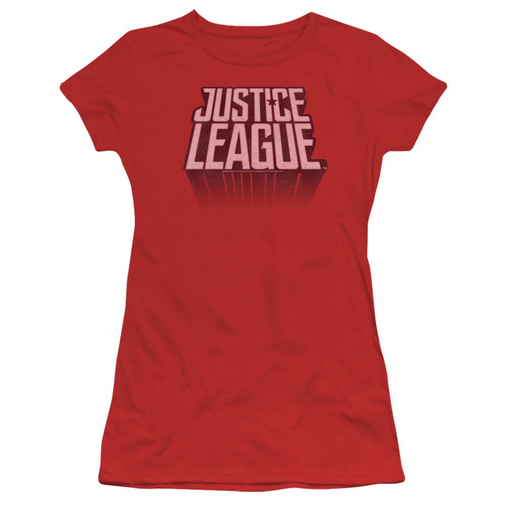 Justice League Logo Women's Red Tshirt